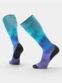 Smartwool Ski Targeted Cushion Compression Print OTC Socks férfi sízokni világoskék színben 1
