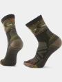 Smartwool Hike Light Cushion Soaring Print Mid Crew Socks túrazokni oliva színben 1