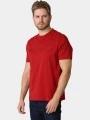 Timberland Established 1973 SS Embroidered Tee férfi rövid ujjú póló bordó színben 1
