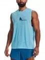 Under Armour UA Breeze 2.0 Trail Tank férfi atléta világoskék színben 1