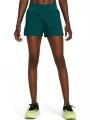 Under Armour UA Run Stamina 3'' Short női sport rövidnadrág zöld színben 1